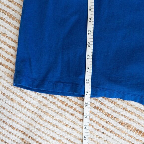 TEAM ATHLETICS TEXAS RANGERS BLUE TEE SHIRT YOUTH XL 18-20 #36 LANGFORD - Picture 6 of 6